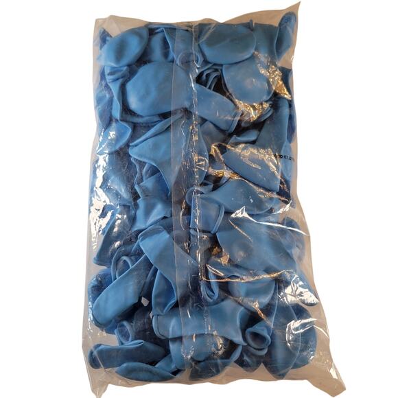 Blue 1st Birthday Party Kit - Backdrop, Table Decorations, 100 Balloons Set - Picture 10 of 16